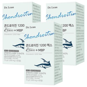 닥터린 콘드로이친 1200 맥스 영양제, 60정, 3개