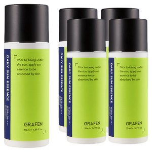 그라펜 데일리 선 에센스 선크림 SPF50+ PA++++, 52g, 5개