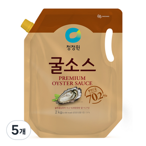 청정원 굴소스, 2kg, 5개