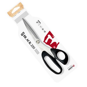 대장장이 더블랙220 국산 주방가위, 블랙, 1개