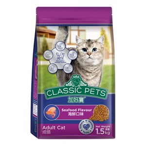 클래식펫츠 어덜트 고양이 컴패니언 기능성 사료, 해산물, 1.5kg, 1개