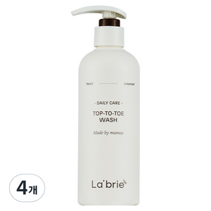 베베쿡 라브리에 탑투토워시, 4개, 300ml