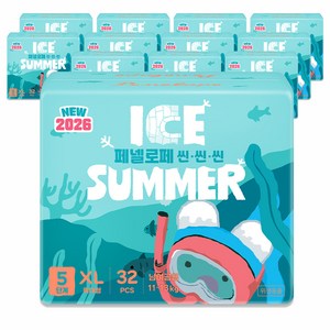페넬로페 아이스 썸머 팬티기저귀 남여공용, 5단계, 384매