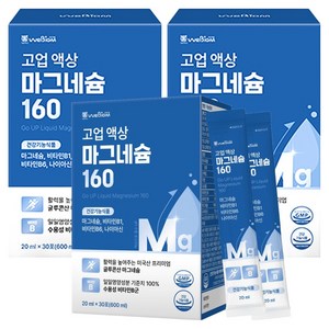 서울대위바이옴 고업 액상 마그네슘 160 30p, 600ml, 3개