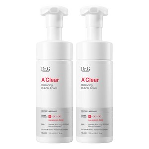 닥터지 에이클리어 밸런싱 버블 폼, 150ml, 2개