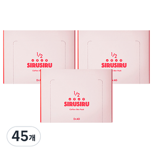 닥터에이지 1/2 시루시루 코튼 스킨팩 화장솜, 120매입, 45개