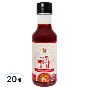 첫맛 내몸엔 저당 비빔무침 양념, 365g, 20개