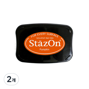 츠키네코 StazOn 유성 잉크 패드, sz 92_Pumpkin, 2개
