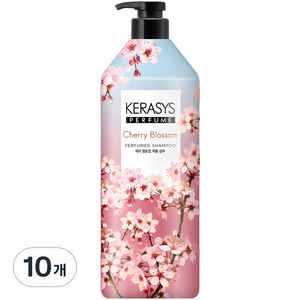 케라시스 퍼퓸 샴푸 체리 블라썸, 1L, 10개