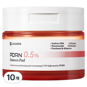 리더스 PDRN 0.5% 에센스 토너패드 135ml, 10개, 70매입