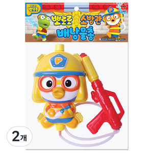 대영토이 뽀로로 소방관 배낭물총, 혼합색상, 2개