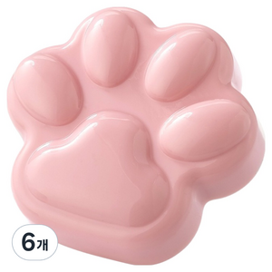 고양이 발바닥 각질 굳은살 제거 발 그라인더 핑크, 1개입, 6개, 84g