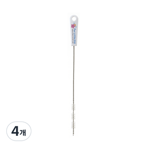릿첼 스트로우 브러쉬, 4개, 화이트