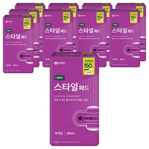 디펜드 여성용 스타일 패드 와이드, 18개입, 10개