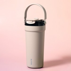 블리쏘울 카페세라믹 텀블러 LHC4440GRY, 린넨 그레이, 1개, 700ml
