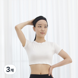 O2메디칼 씬 헤어밴드 CB-9882, Mint, 3개