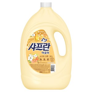 샤프란 아로마 에이 섬유유연제 소프트 코튼 본품, 3.1L, 1개입, 1개