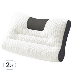 벤홈 통기성 경추베개, 그레이, 2개