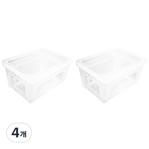 다용도 파충류 업그레이드 사육장 H4, 투명, 4개