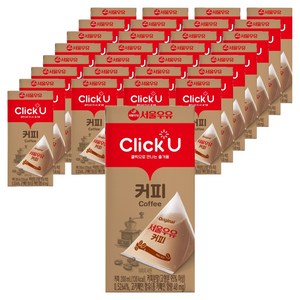 클릭유 커피우유, 200ml, 120개