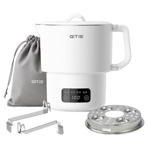 지티스 올스텐 FOLD 접이식 프리볼트 여행용 전기포트, GT-115037KR 골드박스 특가