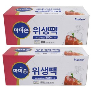 마미손 위생팩 7호 대형, 대(L), 300개입, 2개