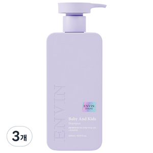 앙방 베이비 앤 키즈 단백질 약산성 샴푸 스트로베리향, 3개, 300ml