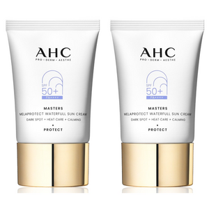 AHC 마스터즈 멜라프로텍트 워터풀 선크림 SPF50+ PA++++, 40ml, 2개