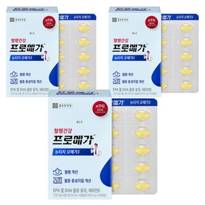 프로메가 뉴티지 오메가3 25.8g, 60정, 3개