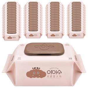 아이수 저자극 브론 몬스터 물티슈 캡형, 65g, 70매, 50개