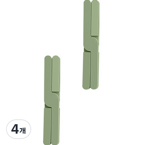 올라운더 북유럽 스칼드 코스터 냄비받침, 그린, 4개