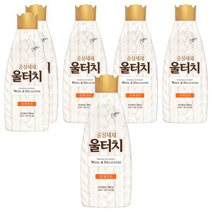 울터치 중성 세제 본품, 1L, 6개
