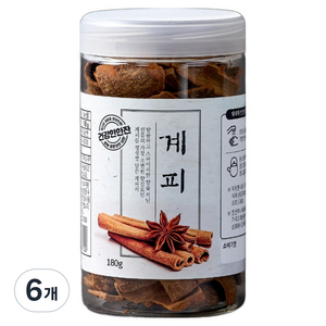 계피 원통, 180g, 1개입, 6개