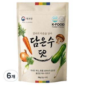 담은수 채수 티백, 20g, 6개