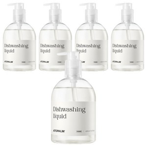 아토팜 젖병 주방세제, 400ml, 5개