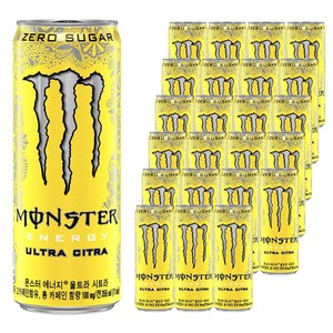몬스터에너지 울트라 시트라, 355ml, 24개