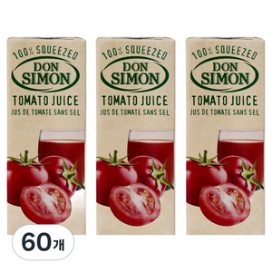 돈시몬 착즙 토마토 주스, 200ml, 60개