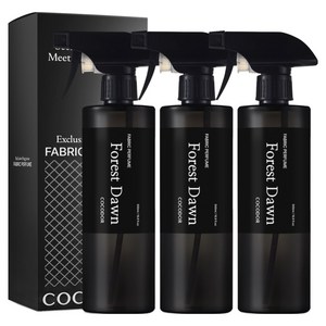 코코도르 패브릭 퍼퓸 섬유탈취제 숲속새벽공기 본품, 500ml, 3개