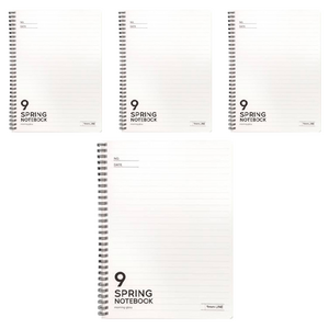 모닝글로리 PP 스프링 칠팔구노트 9mm 라인 16절/좌철, 랜덤발송, 4개