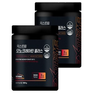 익스트림 모노크레아틴 플러스, 600g, 2개