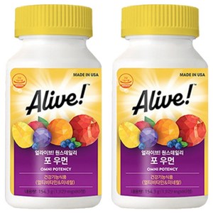 얼라이브 원스데일리 포 우먼 멀티비타민, 80정, 2개