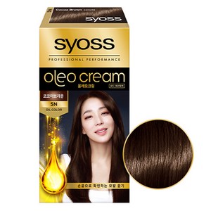 사이오스 올레오크림 염색제, 5N코코아브라운, 1개