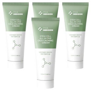 폴메디슨 줄기세포 올인원 시카 진정 크림, 100ml, 4개