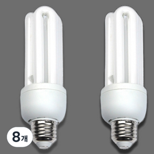 블루밍 삼파장 램프 20W EL 20EX-D, 주광색, 8개