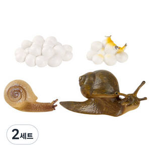 캐스비 네이처 성장과정 피규어 달팽이 세트, 2세트
