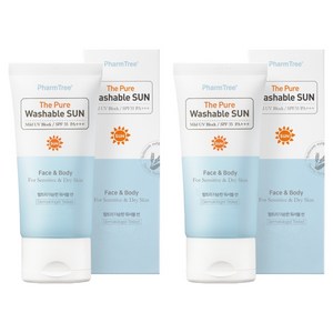 팜트리 더순한 워셔블 썬 SPF35 PA+++, 50ml, 2개