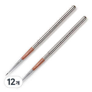 화홍 356R 세필붓, 0호, 12개