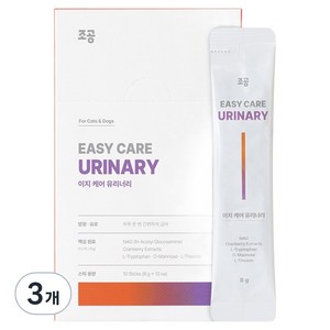 조공 반려동물 이지 케어 영양제, 80g, 유리너리, 3개
