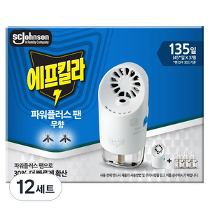 에프킬라 파워플러스팬 본품 + 리필 3p 세트, 12세트