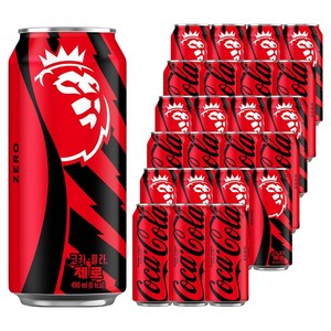 코카콜라 제로 프리미어리그 스페셜 패키지, 24개, 490ml